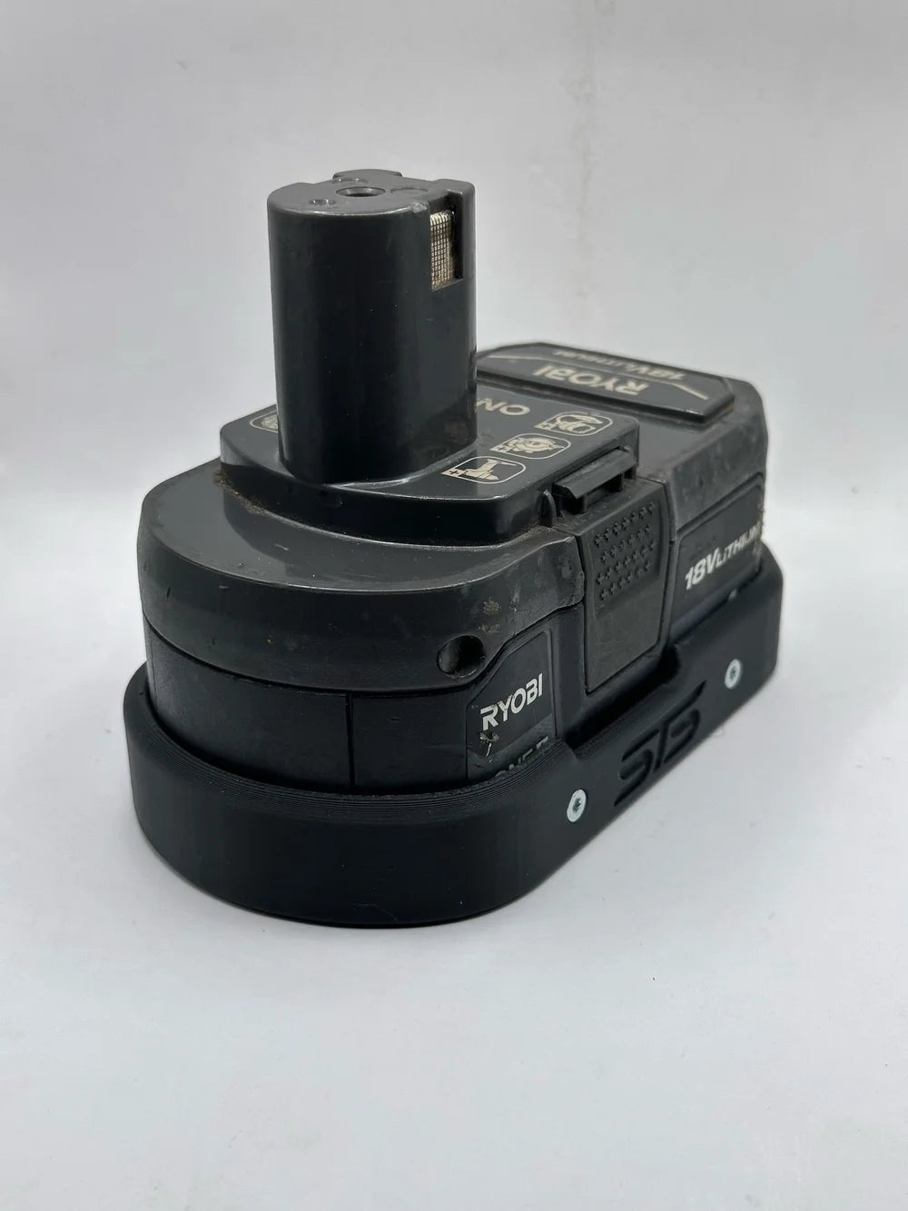 STS Auto Design RY18SL - Magnetic Battery Cover for Ryobi PBP004/PBP005
