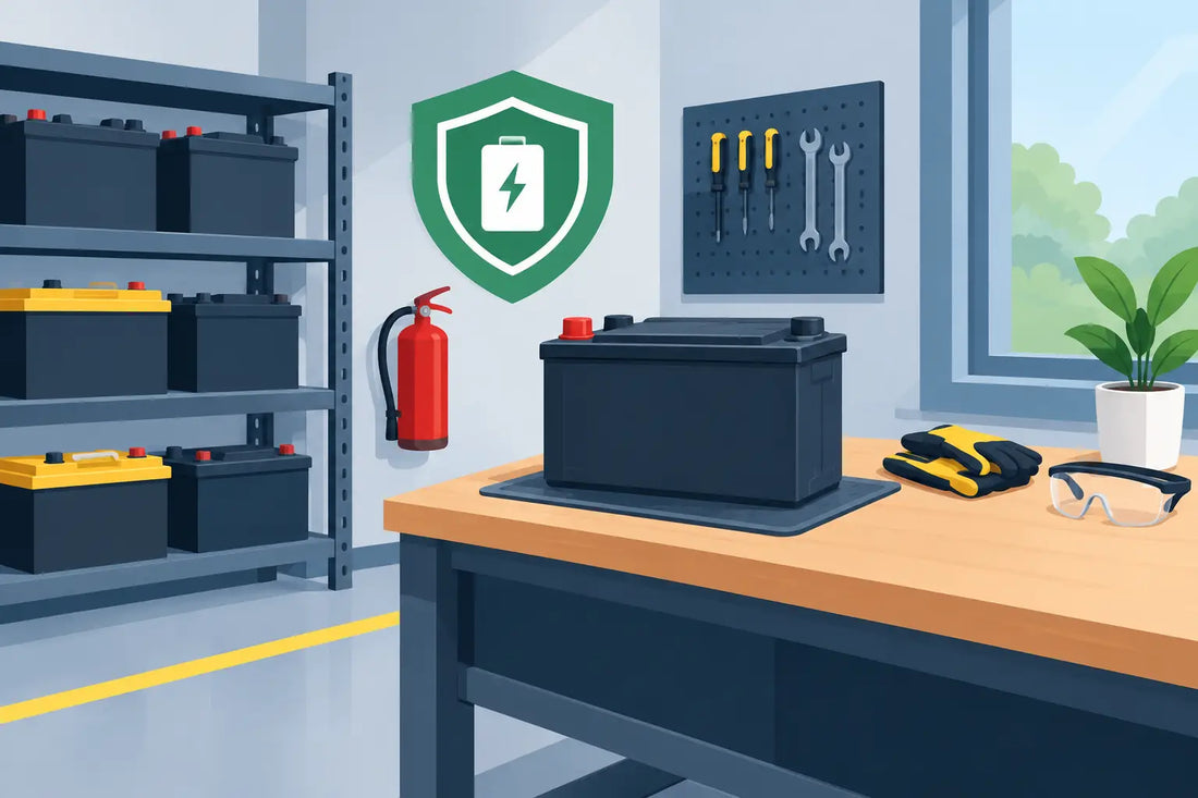 Battery Storage Safety for a Better Shop Setup