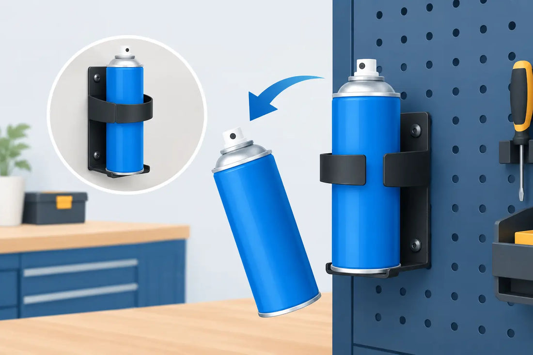 Shop Can Holder Bracket for Faster Aerosol Access