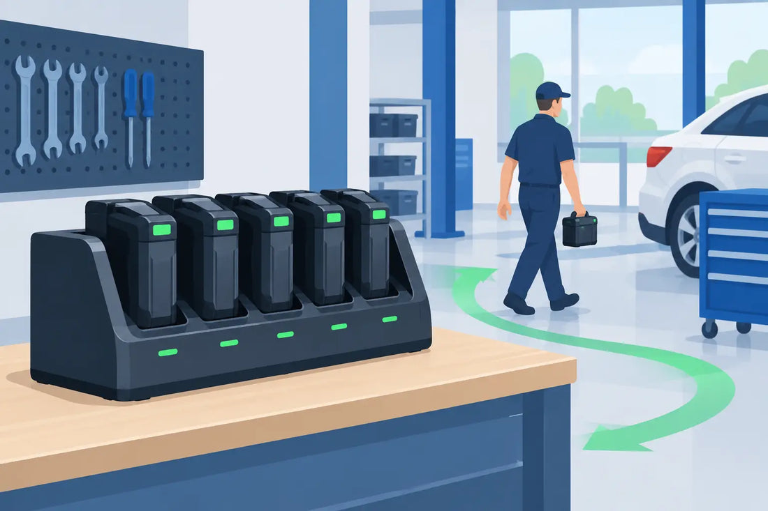 Battery Dock Review: What Improves Shop Flow