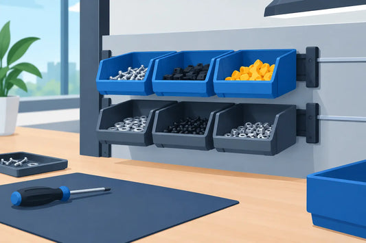 Small Parts Tray Mounts That Keep Work Moving