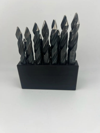 STS Auto Design Tools STS29DBH - Magnetic Drill Bit Organizer For 29-Piece Drill Bit Sets (1/16″–1/2″)