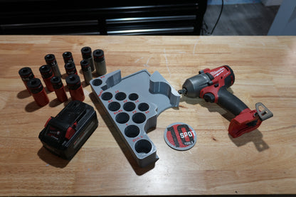 Packout Insert For M18 1/2" Mid-Torque Impact Wrench and Lug Nut Sockets (HWASH-2861)