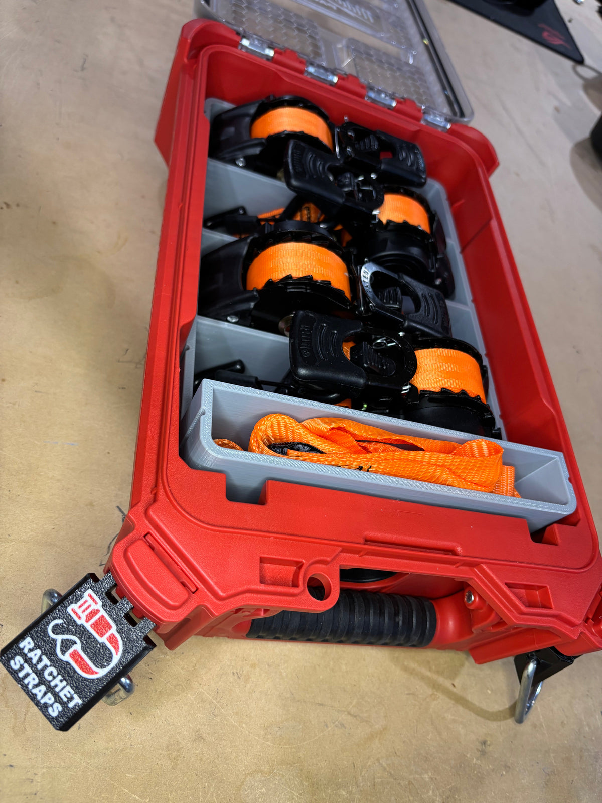 Packout Insert For Rhino Retractable Ratchet Straps (RRS)