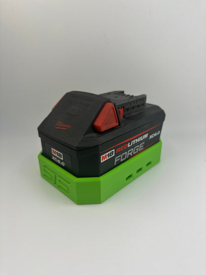 STS Auto Design MW1860F - Milwaukee Style Forge 6.0 Magnetic Battery Cover