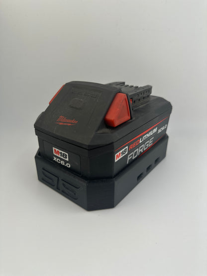 STS Auto Design MW1860FT - Flexible Milwaukee Style Forge 6.0 Magnetic Battery Cover
