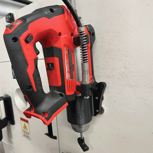 STS Auto Design Tools STSMW18GG - Milwaukee m18 Grease Gun Holder